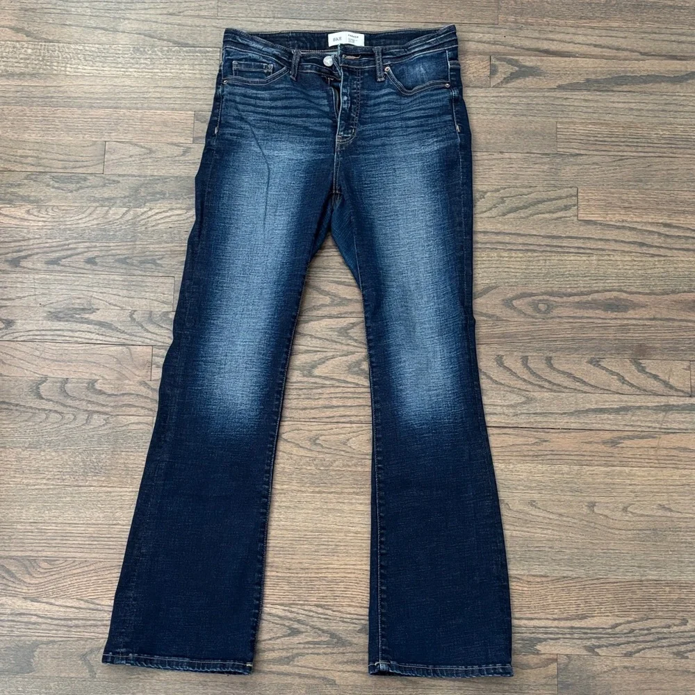 BKE Women's Dark Wash Blue Bootcut Jeans